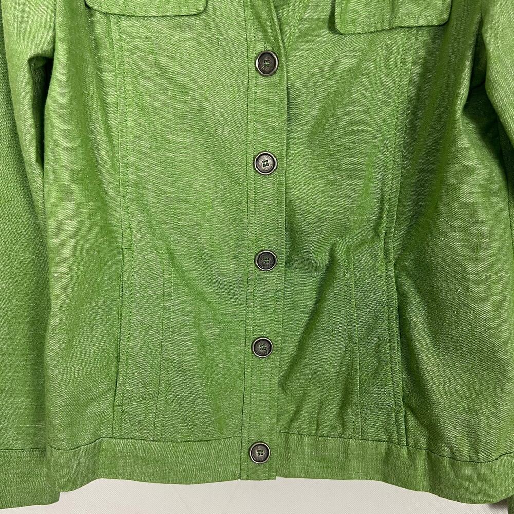 American Eagle Button Front Open Knit Blue Cardig… - image 4